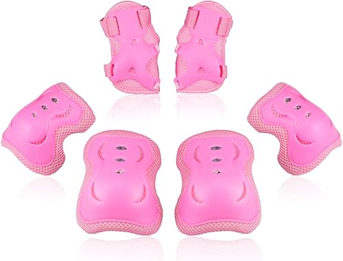Vista 13 de BOSONER - Rodilleras y coderas para niños y jóvenes, equipo de protección para patines de ruedas, ciclismo, BMX, bicicleta, patineta, patinaje