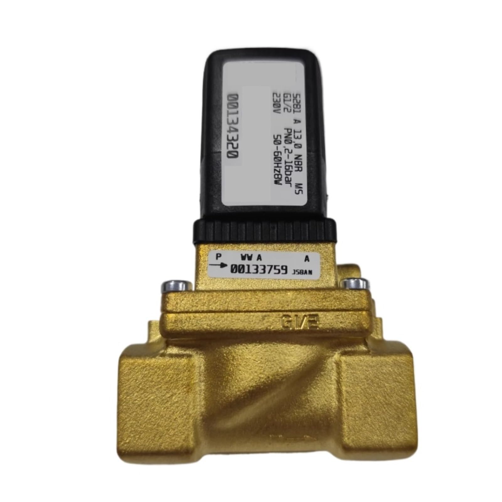 Électrovanne 00134320 stopper fuite eau interrupteur commande électromagnétique G1/2 NC