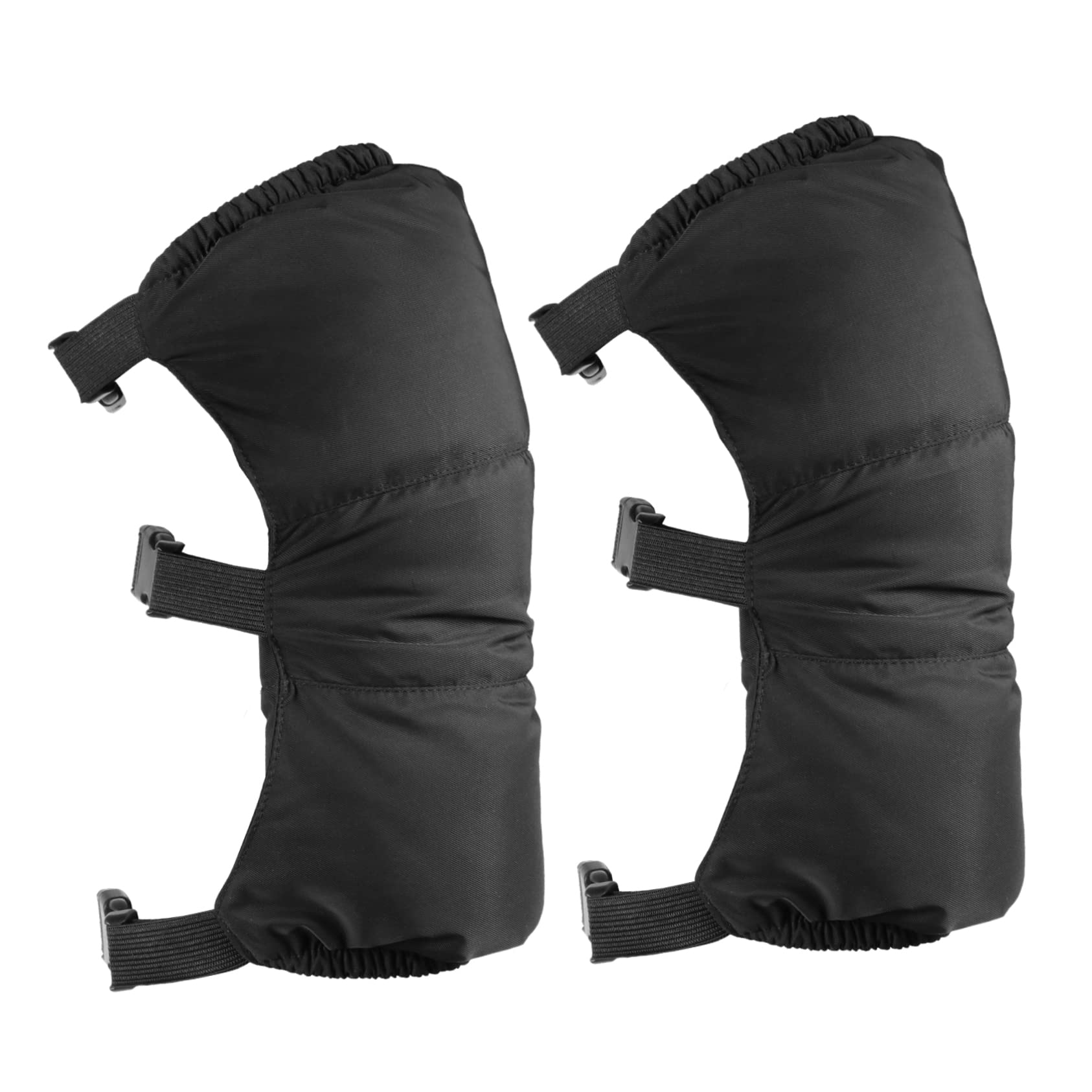 KOMBIUDA 1pair Motorcycle Warm Kneecaps Windproof Knee Sleeves for Men Women Thick Water-resistant Protective Gear Comfortable down Material for Riding