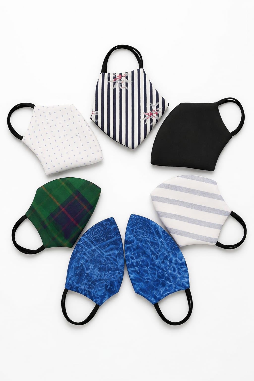 Super Soft Cotton face mask with different design (pack of 7) Unisex mask-image-34