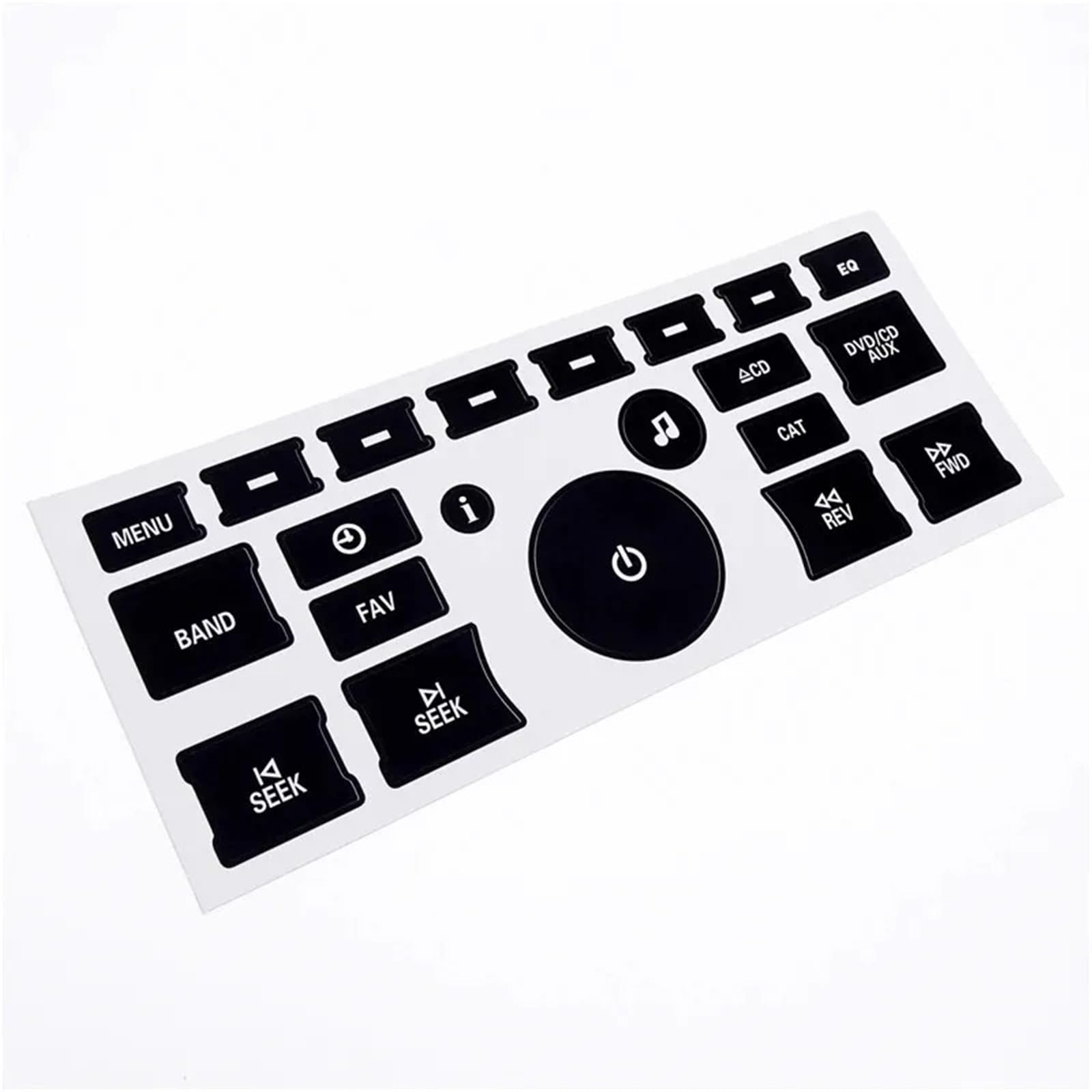 Interior Button Stickers Compatible with Chevrolet for Suburban 2007-2014 for Tahoe 2006-2015 Car Dashboard Control Button Repair Decals Sticker Interior Decorative