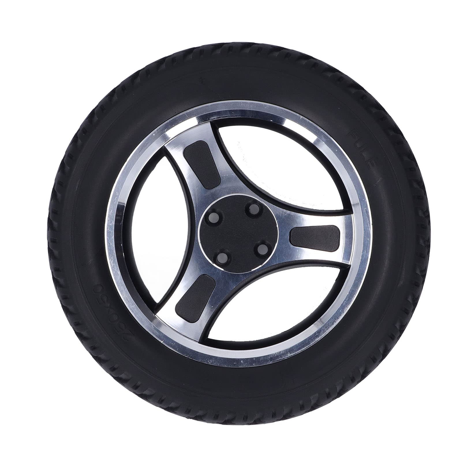 Rueda para silla de ruedas, rueda de aleación de acero, a prueba de explosiones, con repuesto de neumático de andador, 250 mm