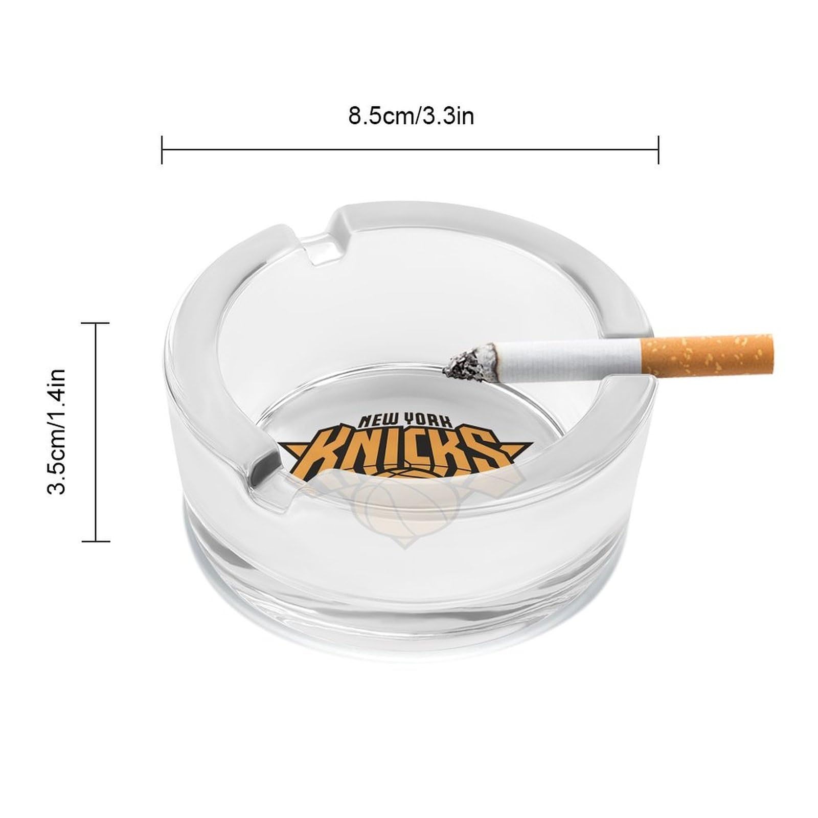 Amazon.co.jp: ニューヨーク・ニックス ガラス タバコ 円筒形 灰入れ