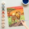 EnLvYY Lion at Sunset in African Savanna Paint by Numbers for Adults 16x20 Inch, DIY Acrylic Painting Kit on Canvas, Majestic Lion on Rock with Acacia Trees, Unframed, Gift for Animal Lovers #2