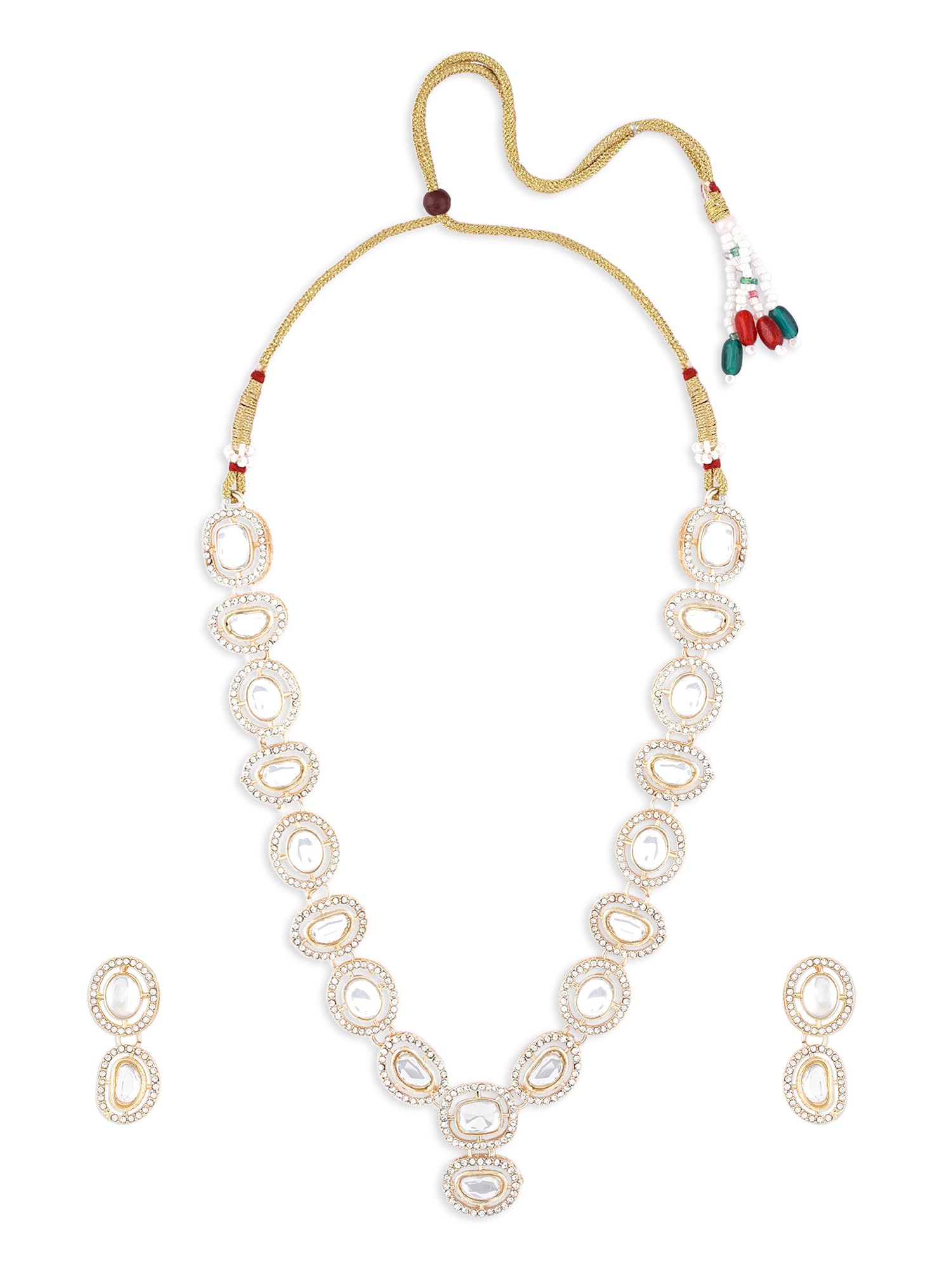 See full amazon price history chart for ZAVERI PEARLS Gold Tone Dazzling Austrian Diamonds & Stones Embellished Necklace & Earring Set For Women-ZPFK17675 ZAVERI PEARLS Gold Tone Dazzling Austrian Diamonds & Stones Embellished Necklace & Earring Set For Women-ZPFK17675 (B0CZXXV5NM) Amazon Price History, Amazon Price Tracker