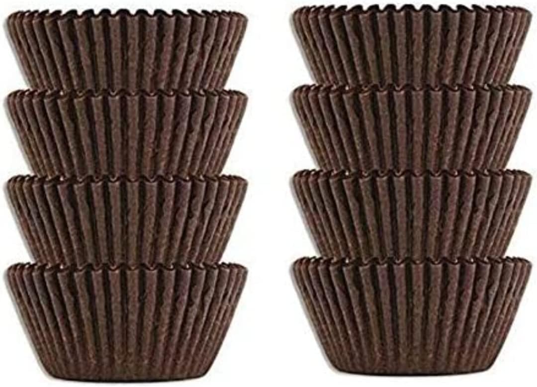No.5 Glassine Paper Candy Cups, 400Count, Brown Baking cup Home & Kitchen