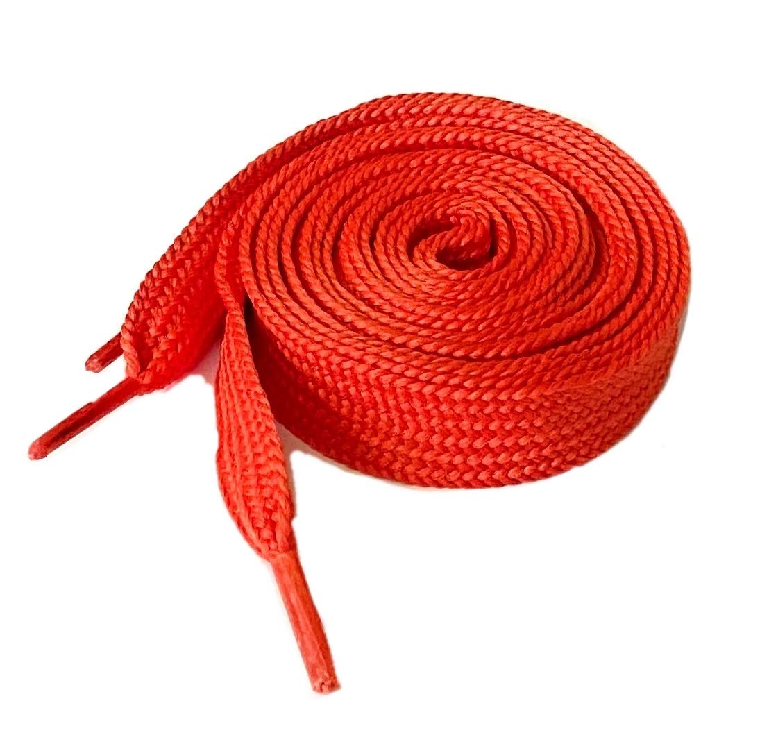 Fashion Flat Shoelaces 54 Inch Canvas Sneaker Athletic Tennis Shoe Laces Unisex Strings - 39 Colors