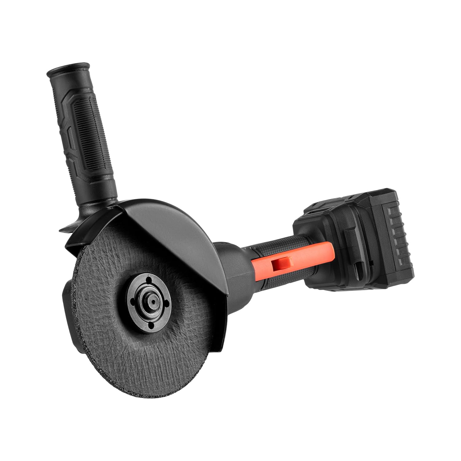 Amoladora Angular Inalámbrica DGA-201M 20V con Batería 4Ah y Cargador - Radial 125 mm 10.000 rpm M14 con Protector de Ajuste Rápido para Corte, Desbaste, Lijado y Eliminación de Óxido - por Dnipro-M