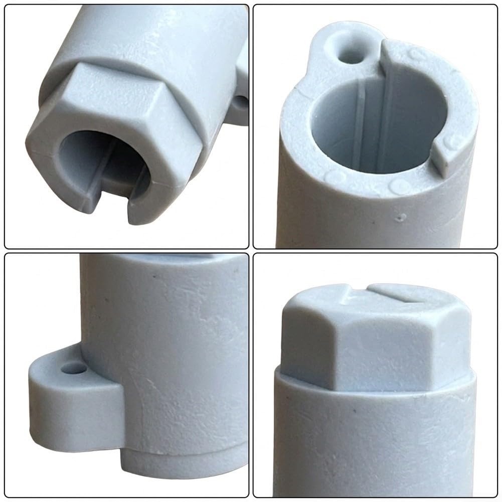 Confezione da 5 morsetti di ricambio per sega TS700 TS420, dispositivo di bloccaggio in plastica, parte di ricambio 4224 664 2100, bianco