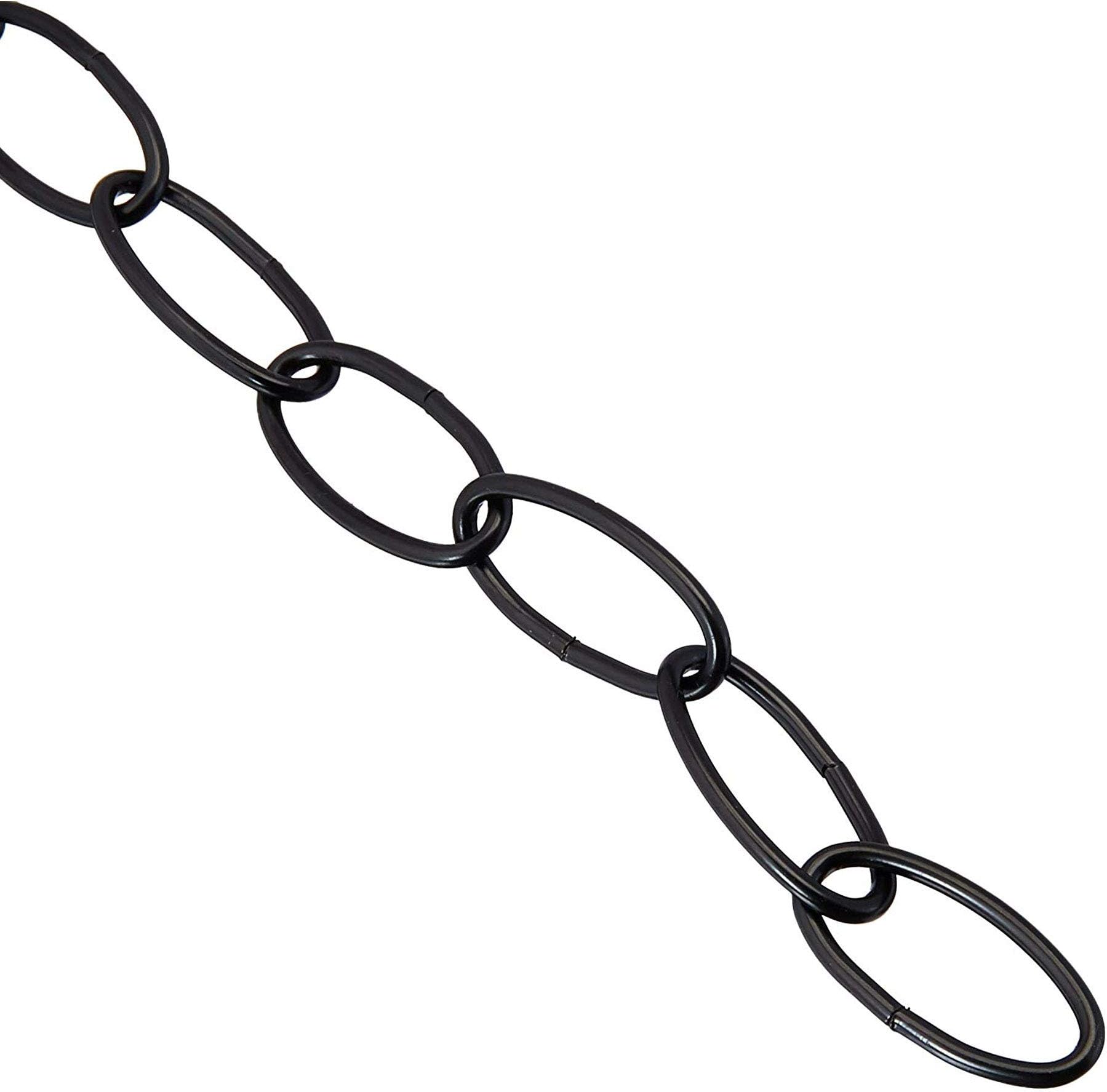 Blue Donuts Chain Extension for Hanging Baskets, Planters, Powder Black, 36 Inches Long, Strong Hold