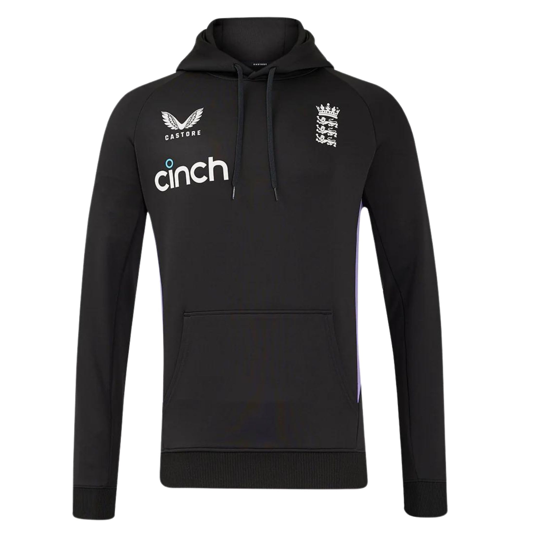 CastoreEngland Cricket Men's Overhead Training Hoodie | Caviar | 2024 | M Blue