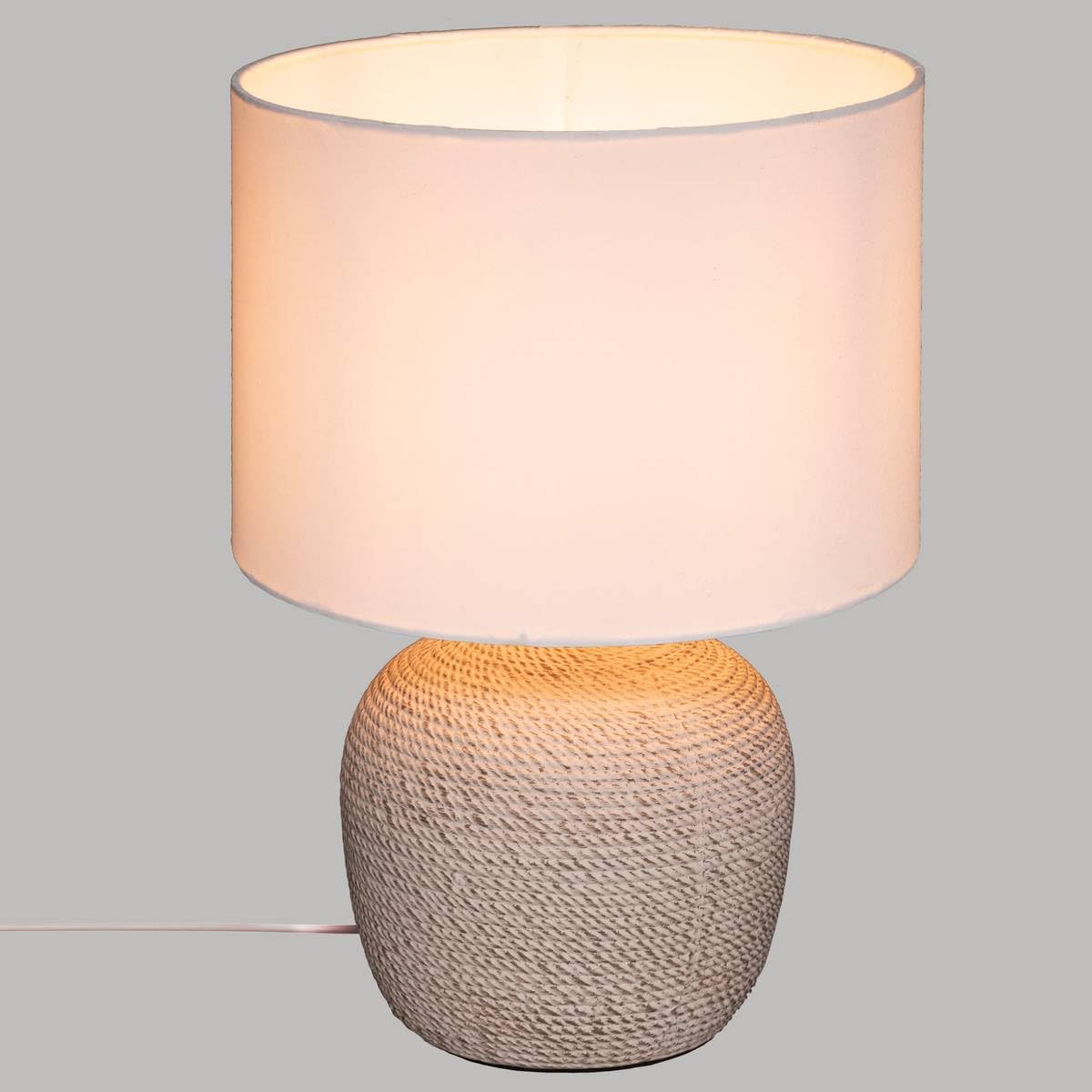 ATMOSPHERA CREATEUR D'INTERIEUR Lámpara recta Davia H40cm, blanco