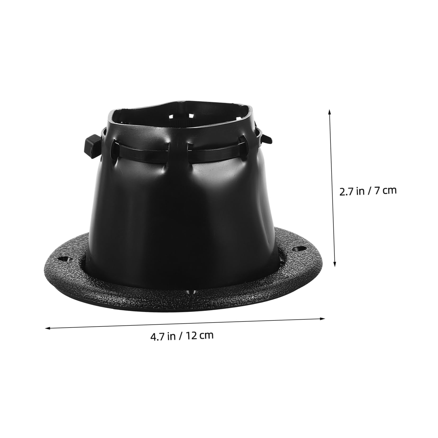 Sosoport Foro di Filettatura Impermeabile Barca Accessori Camper Protezione Passacavo Guaina di Protezione del Cavo Gerrezze Via Cavo Guaina Protettiva per Cavo Plastica Siliconica Nero