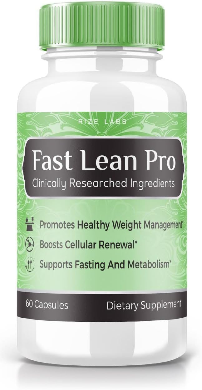 rize labs - Fast Lean Pro Capsules - Dietary Supplement, Advanced Formula Pills, Extra Strength, Non GMO (60 Capsules)