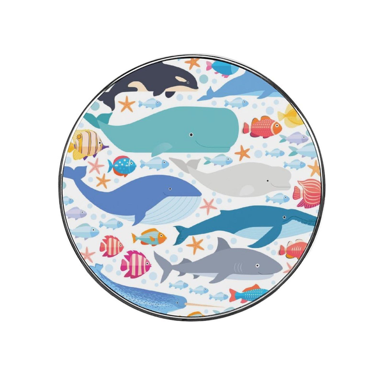 Whale Shark Dolphin Alloy Fridge Magnet For Office Cabinet Refrigerator Whiteboard Photo