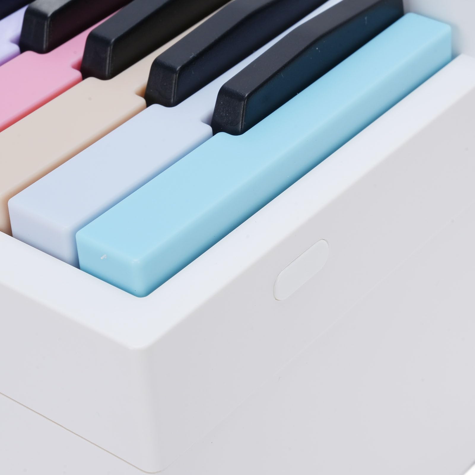 Kalendarz Biurka Fortepianowego 2025, Mini Kalendarz Biurka Fortepianowego z 27 Kartami dla Rodziny i przyjaciół (WHITE)