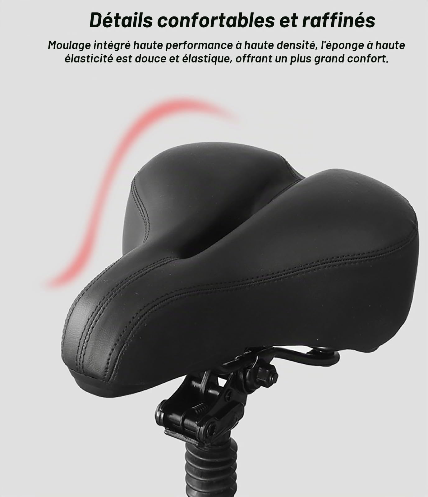 Selle de Trottinette électrique, siège Pliable et Amortisseur réglable en Hauteur, pour Ninebot E2Pro