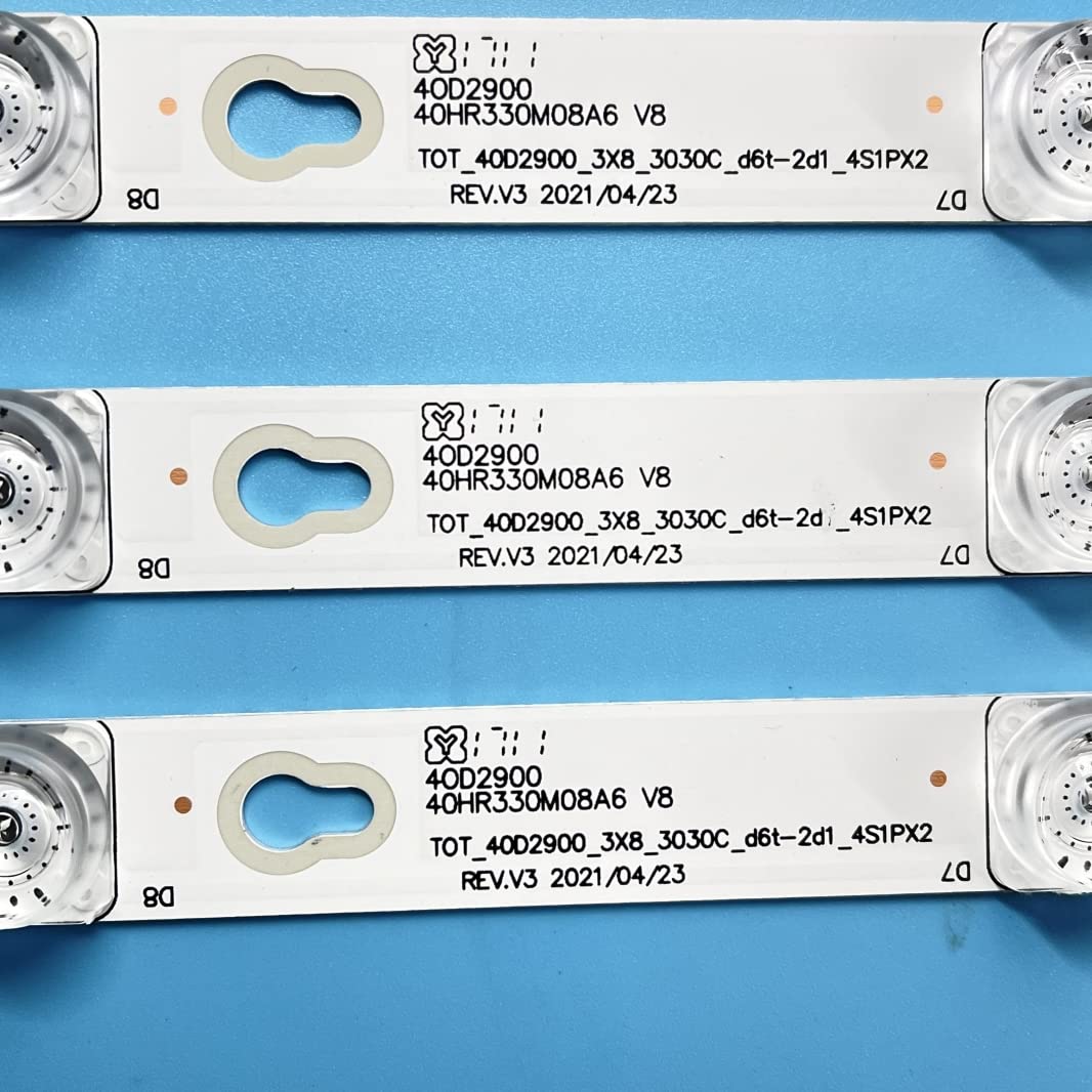 PAZONE 40HR330M08A7 V1 4C-LB4008-HR03J LED40D2930 40A730U 40D2900 40DS500 40FC3206X1 40L2600 40S305 40S426 40S4900 F40D4021(Color:1 Set 3pcs)