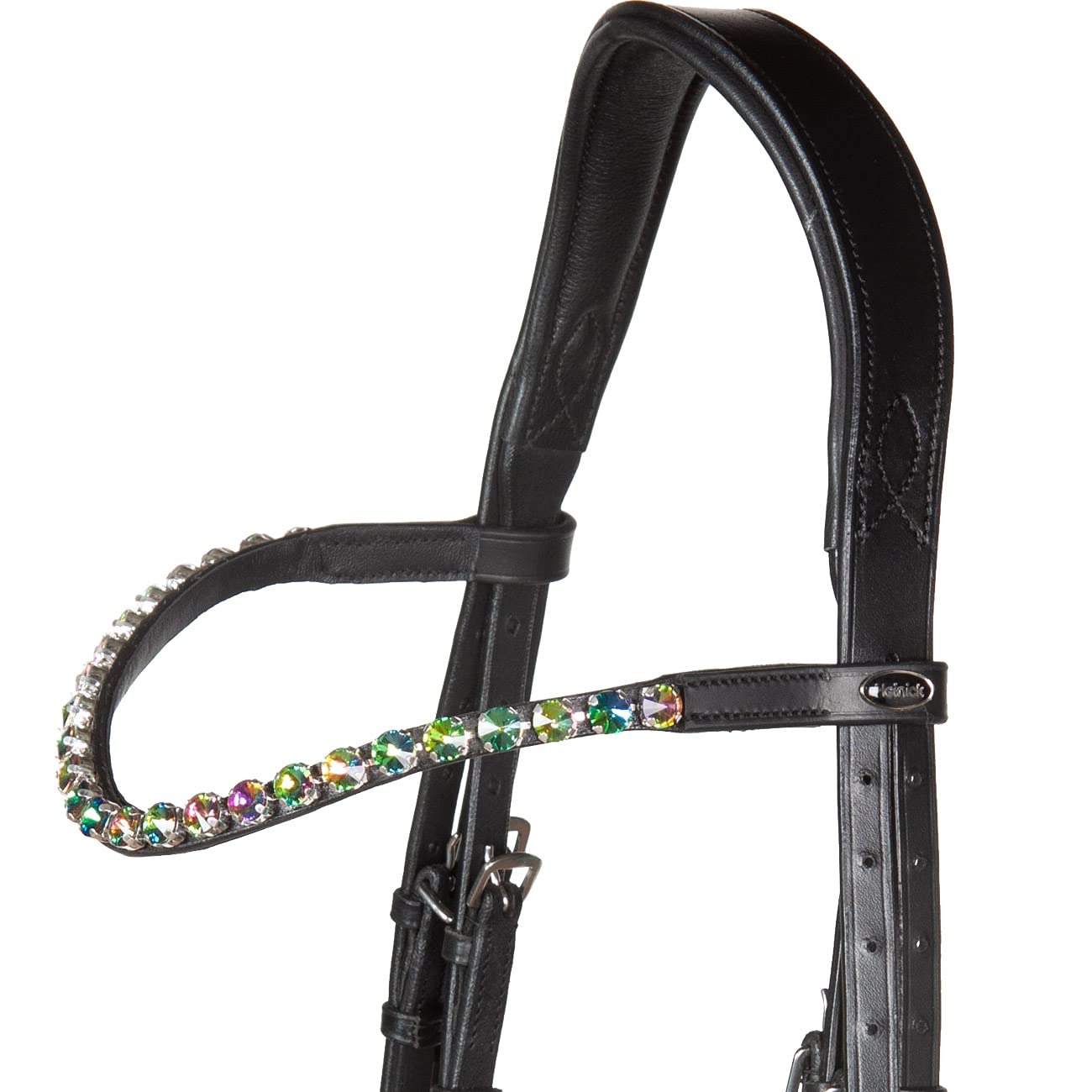 Trense SoftLine Competition Schwarz ergonomisch ~ Glow-Prisma ~ Warmblut