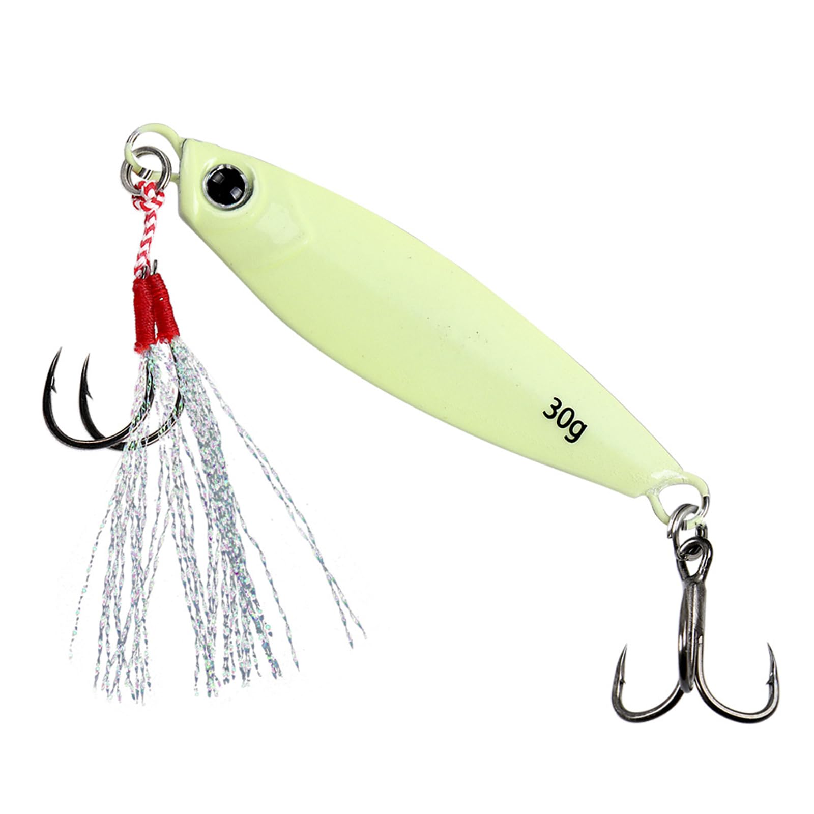 Fishing Jigging Hook Spinner Bait Luminous Artificial Lures Long Cast Spoon Lures Easy to Use Hook Spinner