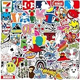Cool Brand Stickers for Adults,for Teenagers 101 Pack Decals for Laptop Computer Skateboard Water BottlesWaterproof Vinyl Stickers Pack for Laptop, Skateboard, Luggage