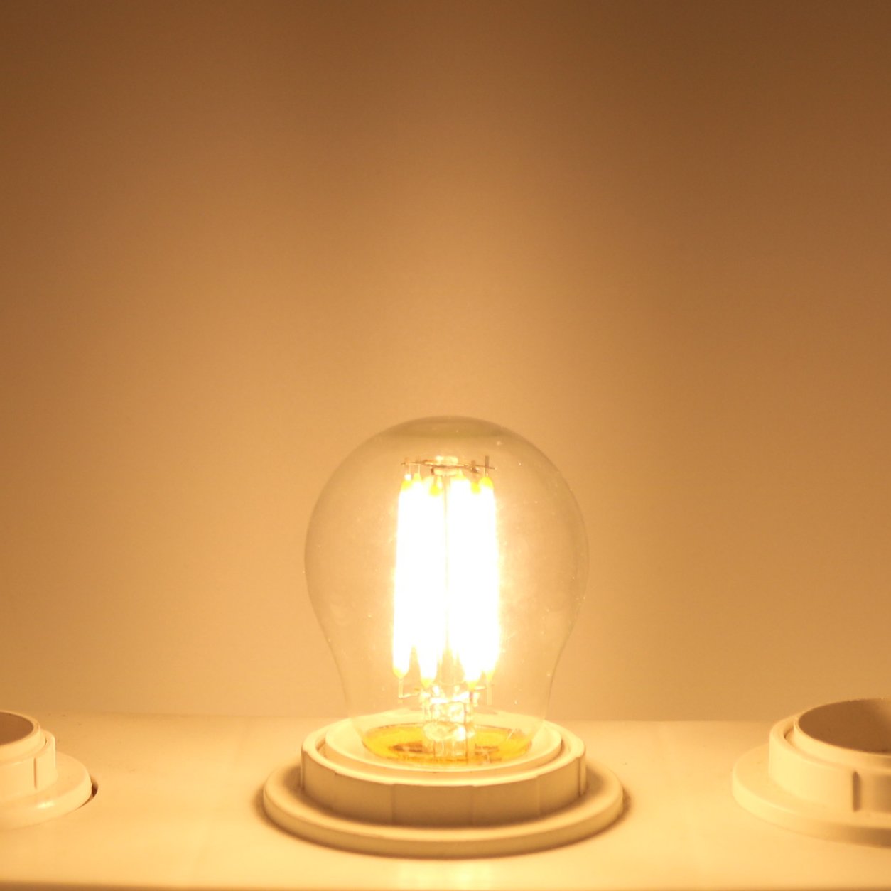 G45 E27 LED Vintage Lampe, LED 6W (50W Equivalent), 450LM, Nicht Dimmbar 2700K Warmweiß, 360° Abstrahlwinkel, AC 220V, 20 Stück