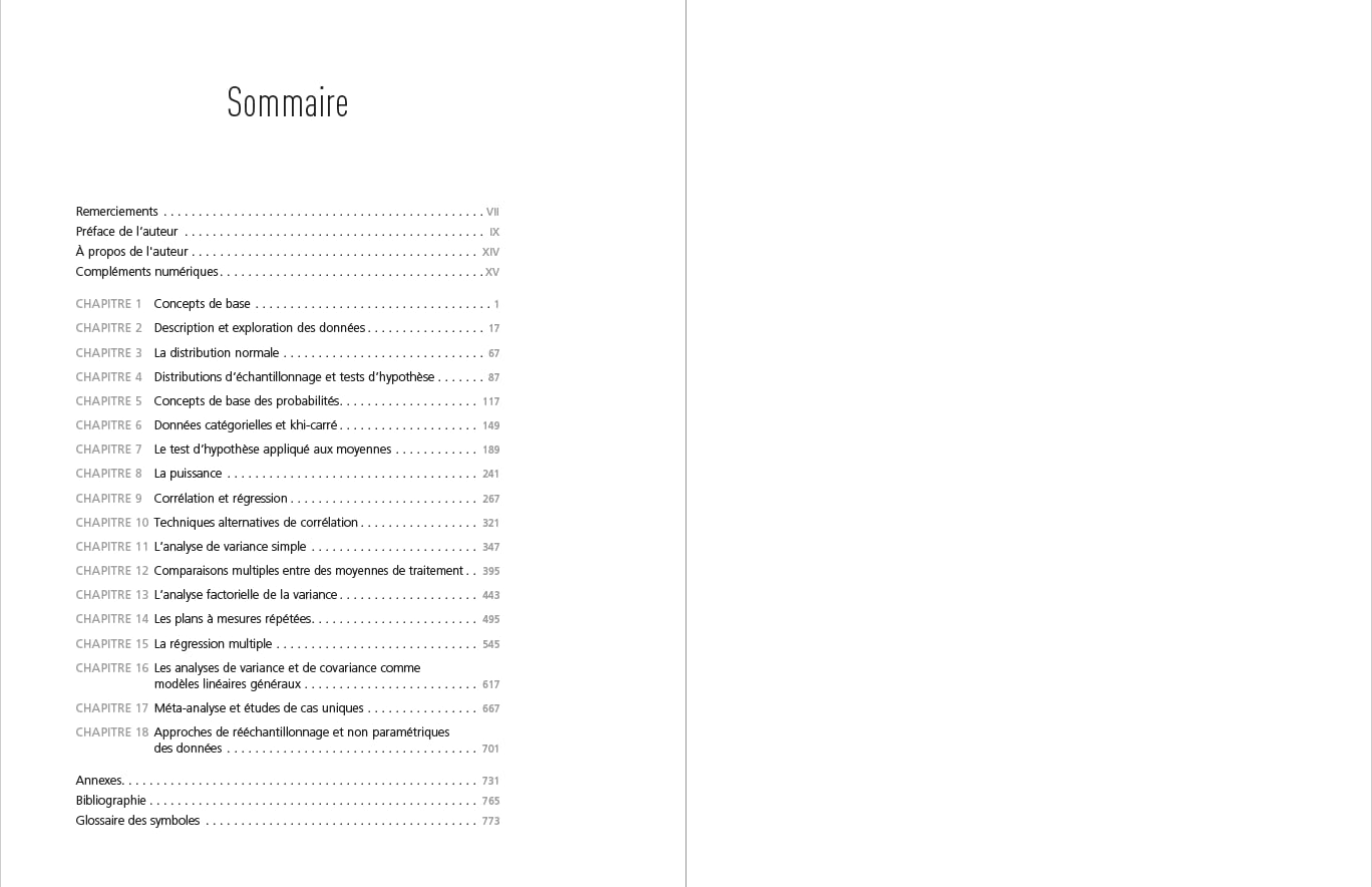 Méthodes statistiques en sciences humaines