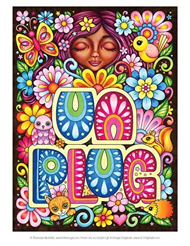Live a Colorful Life Coloring Book: 40 Images to Craft, Color, and Pattern