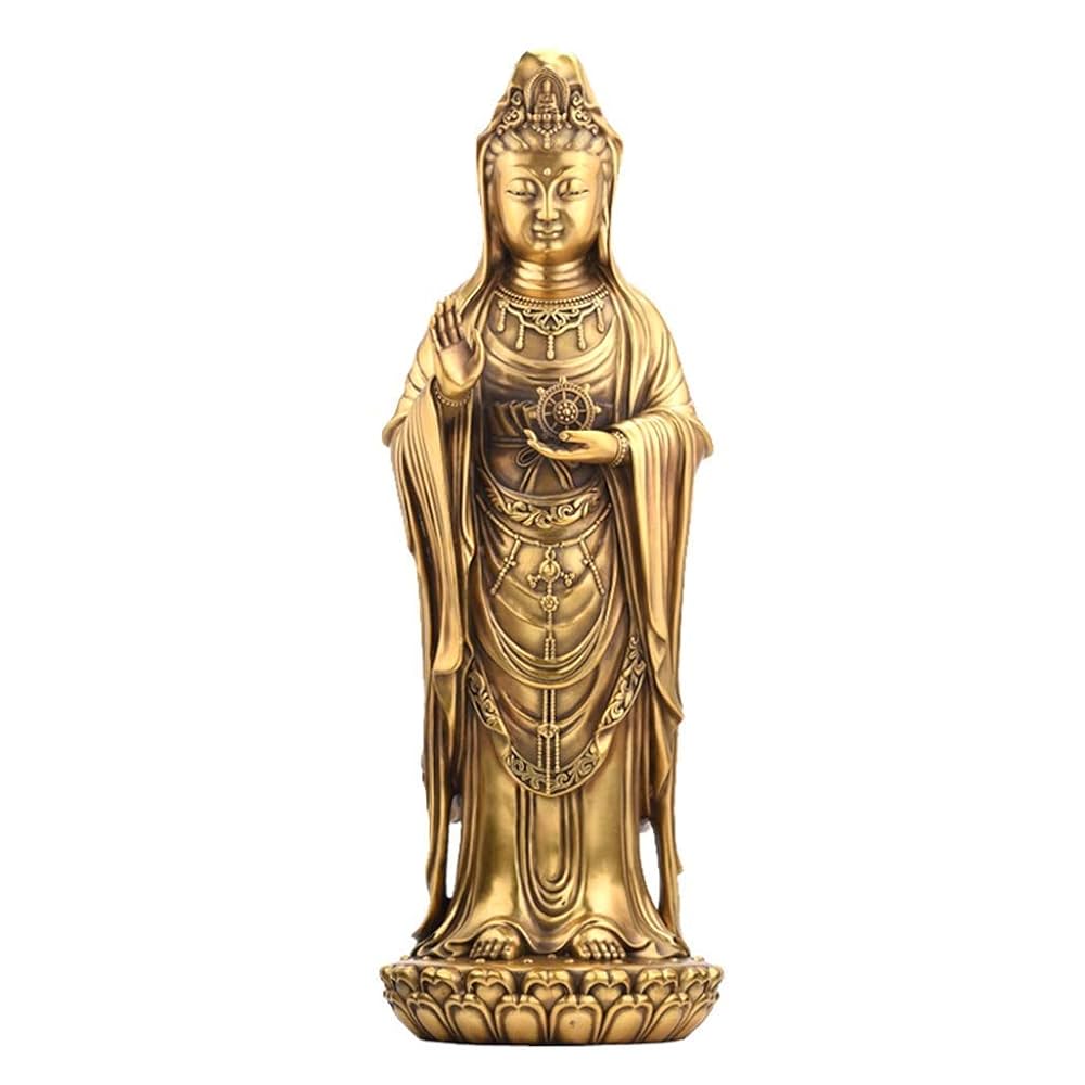 仏像風女性像 ガラスケース付き 仏像風女性像 ガラスケース付き