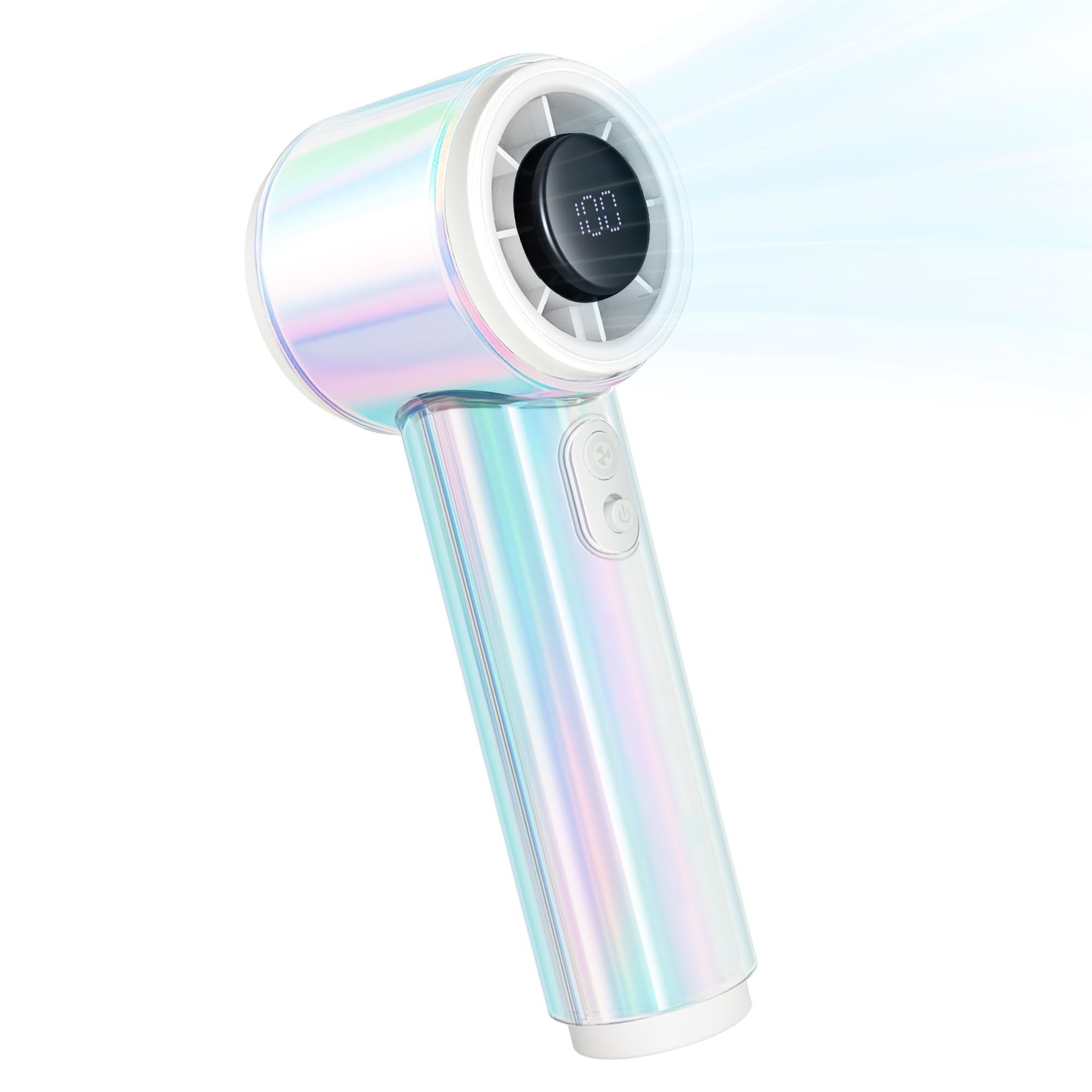 Photo 1 of JFAIKUQF Handheld Fan, Portable Rechargeable Personal Turbo Fan