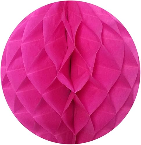 Miniatura 6 de Wrapables Juego de 5 bolas de panal de tela de 6 pulgadas para decoración de bodas, fiestas de cumpleaños, baby showers, y decoración de guardería,