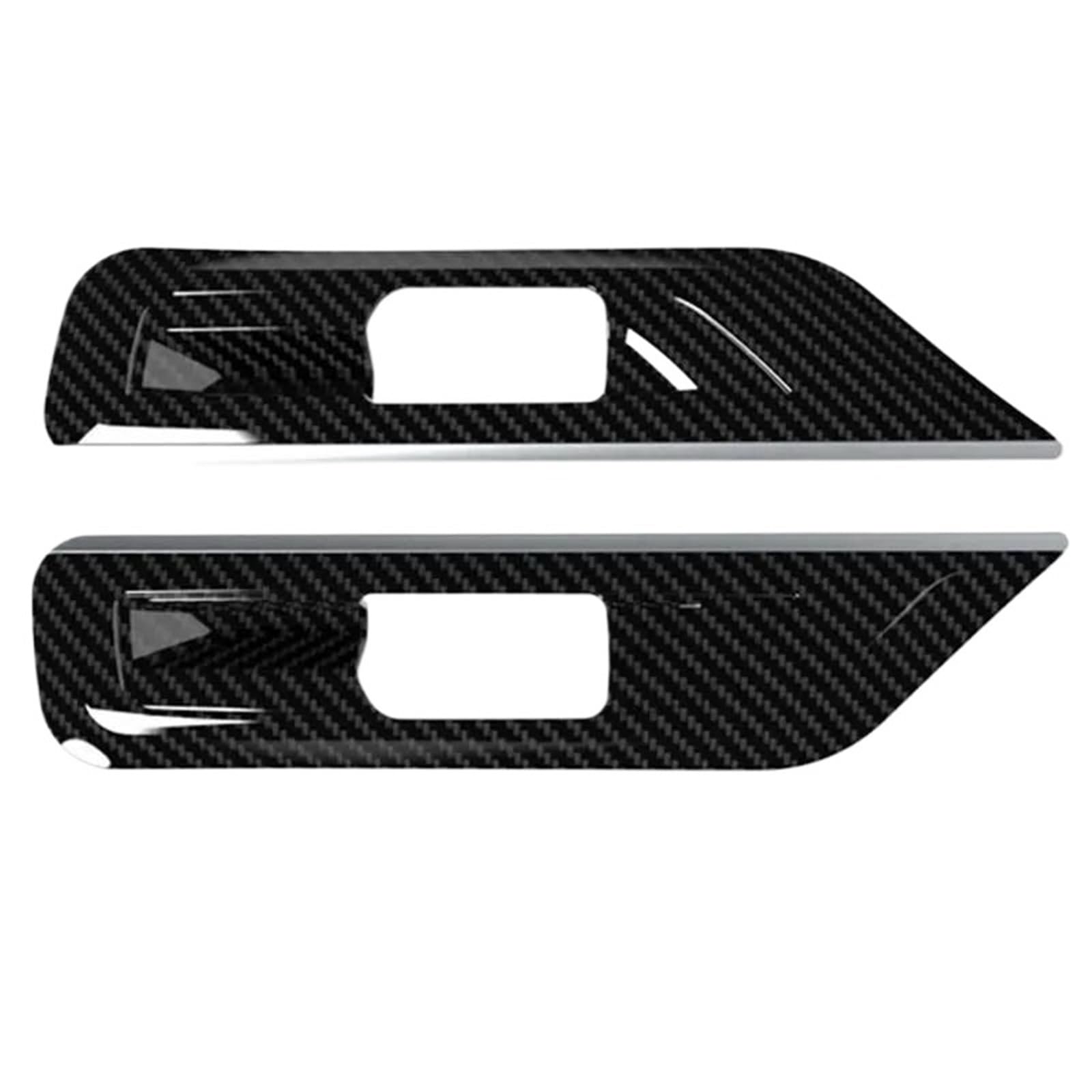 WEFOLEN for Daihatsu for Move 2025 2026 Car Front Interior Door Trim Frame Bowl Panel Car Inner Door Pull Handle(Carbon Look)