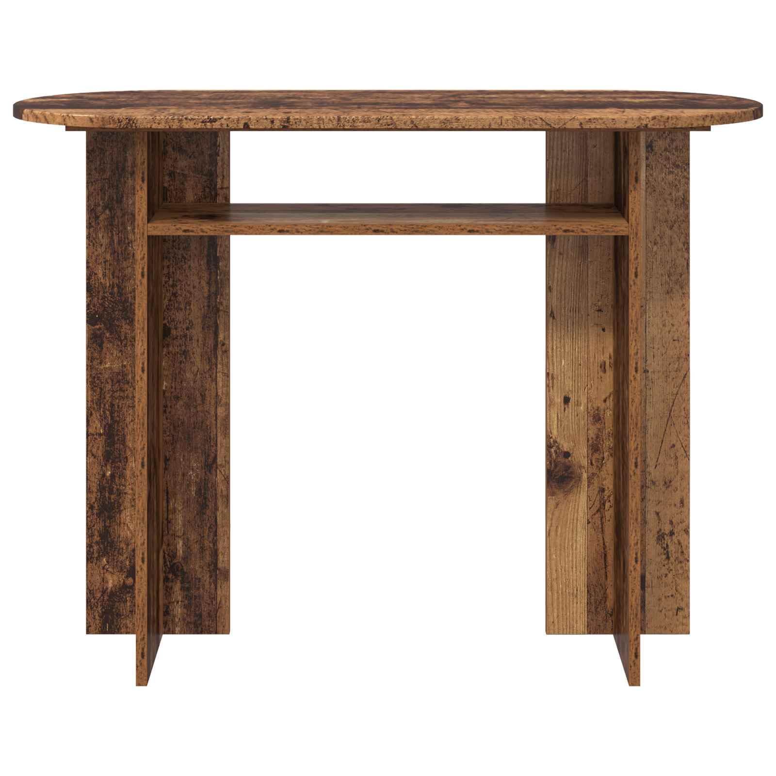Tavolo consolle in legno anticato, 100 x 39,5 x 75 cm, da parete, per corridoio, credenza, salvaspazio, per corridoio, soggiorno, ingresso