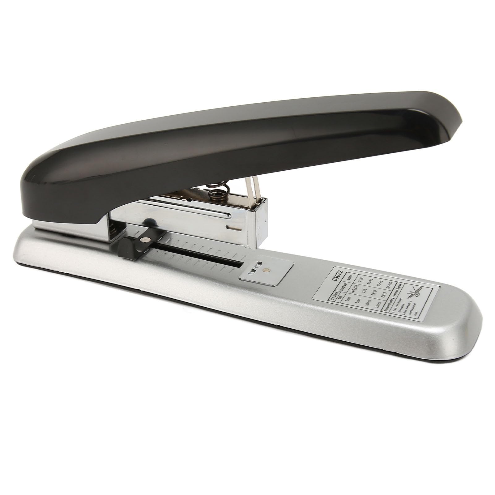 Grapadora de escritorio de oficina Kuuleyn de 100 hojas, suministros de oficina, grapadora de metal de capacidad, escritorio ergonómico sin esfuerzo para la escuela y el hogar