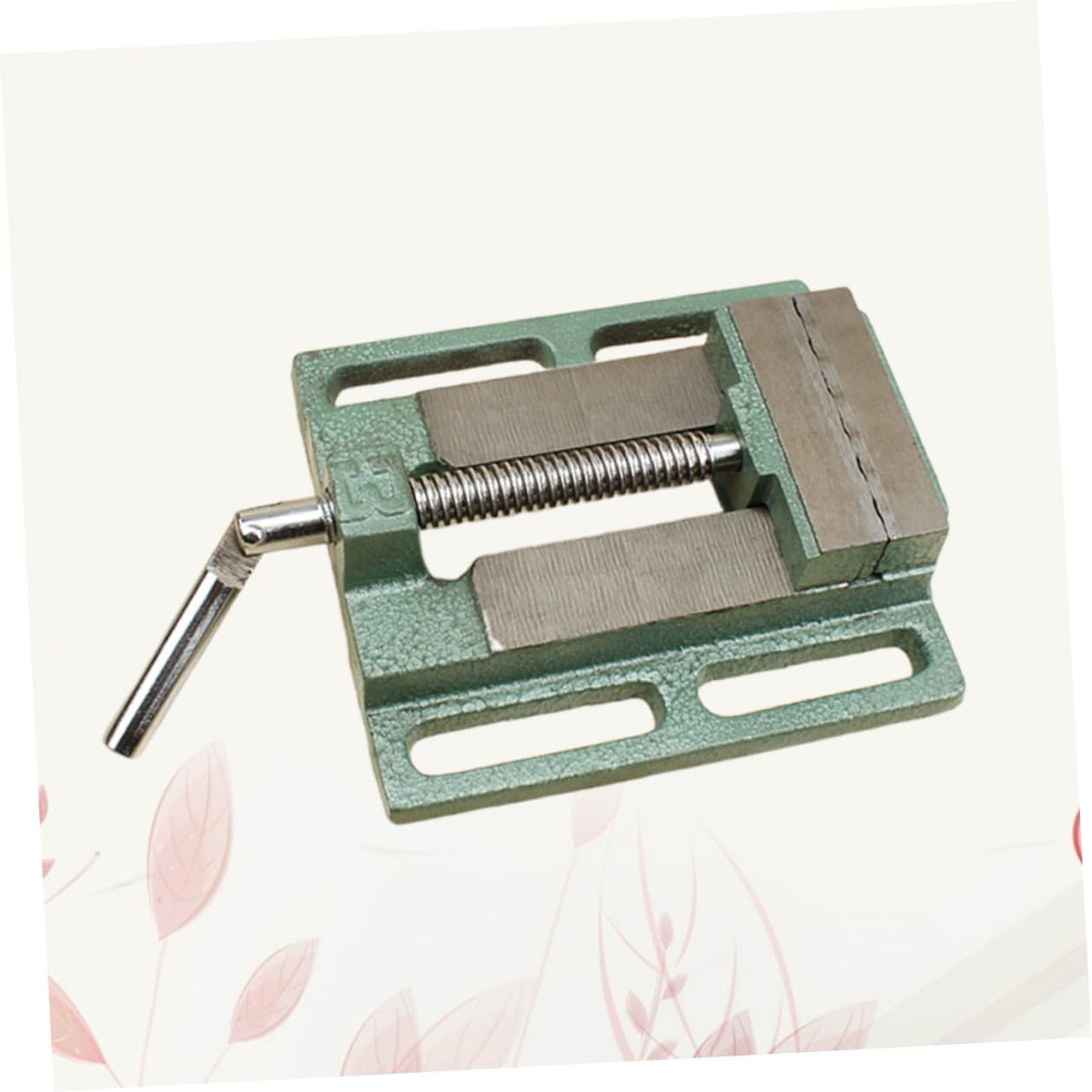 5 Inch Bench Clamp Drill Press Vise Cast Iron Table Vise for Woodworking Milling and Drilling Machines Gray