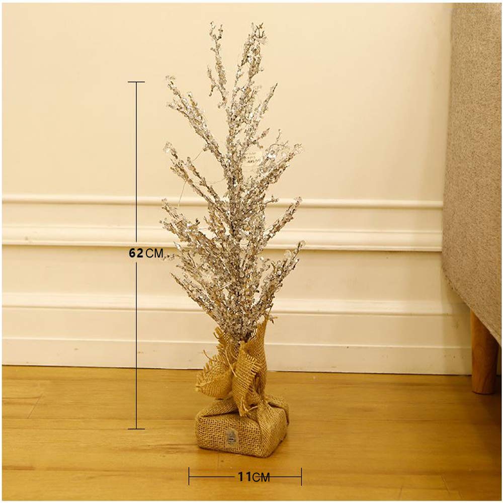 IU Christmas Holiday Party Decorations Lighted Branches Tree With Fairy Lights Pre Lit Artificial Twig Branch Lights For Christmas Home Decoration Battery + USB Operated M