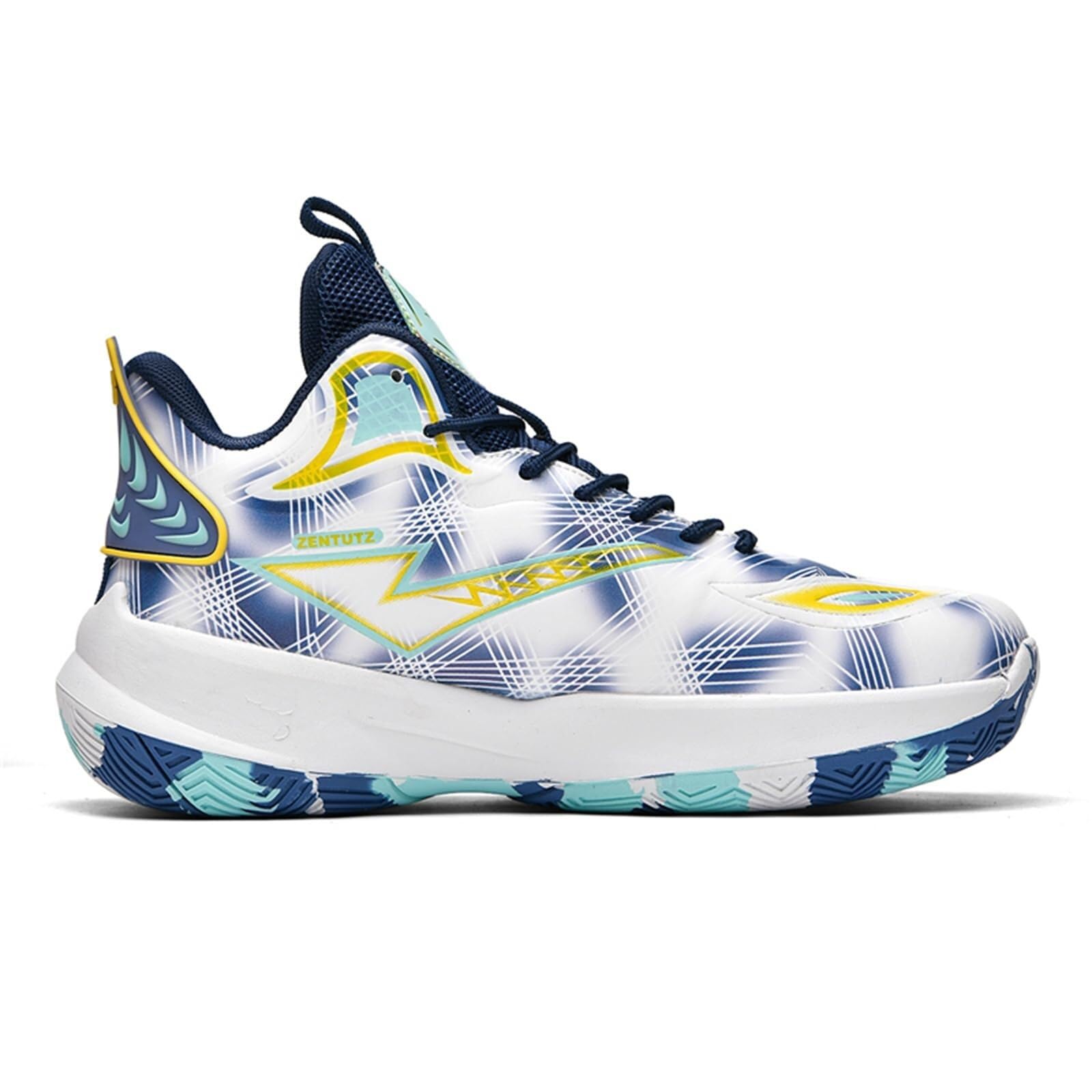 Scarpe da Basket da Uomo con Cinturini, Leggere, Antiscivolo, ammortizzanti, Resistenti all'Usura, Scarpe Sportive alla Moda