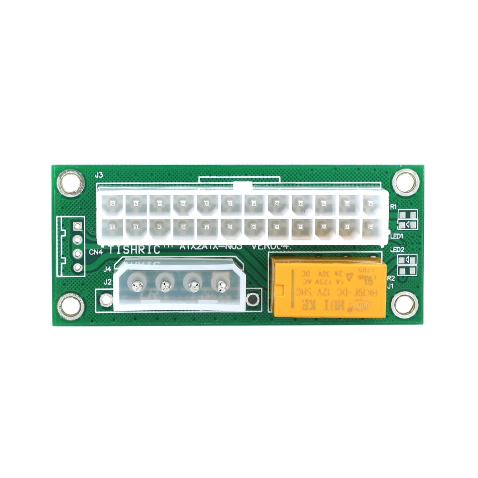 24-pinowy na 4-pinowy/SATA Molex synchroniczny podwójny zasilacz adapter synchronizacji karta ATX Add2psu dla górnictwa (10 szt. do sata zielony)