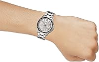 Vista 5 de Casio #MTP1374D-7AV Reloj de pulsera de metal estándar con esfera plateada multifunción para hombre, plateado, VestidoFormal