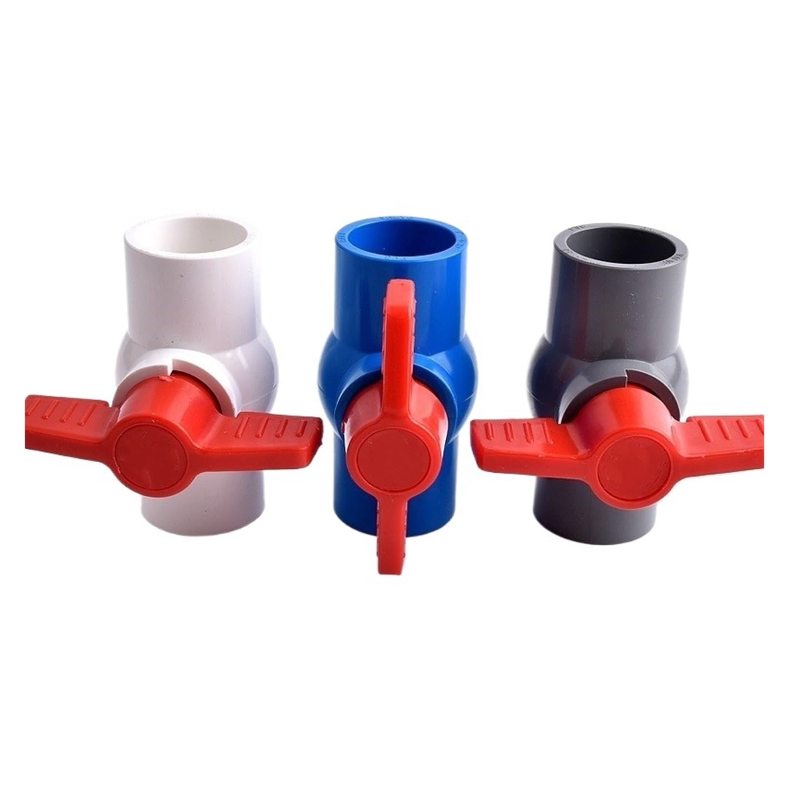 Accesorios para tuberías de riego, Acoplador de Bola Enchufe Plano for Tubo PVC, irrigación jardín, ID Azul, 90mm