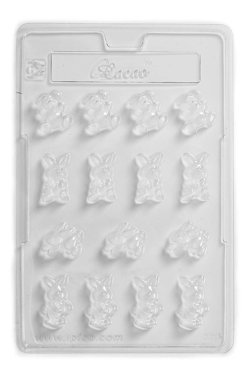 Rabbits Chocolate Mould 15 Cavity