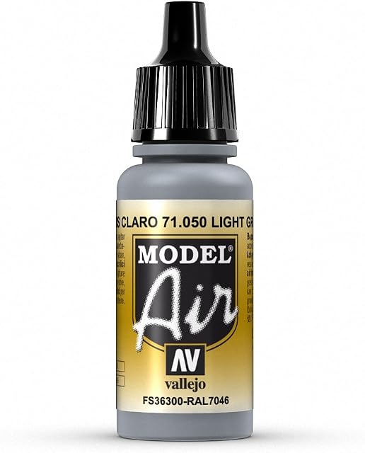 Vallejo Model Air 17 ml Acrylic Paint - Light Grey
