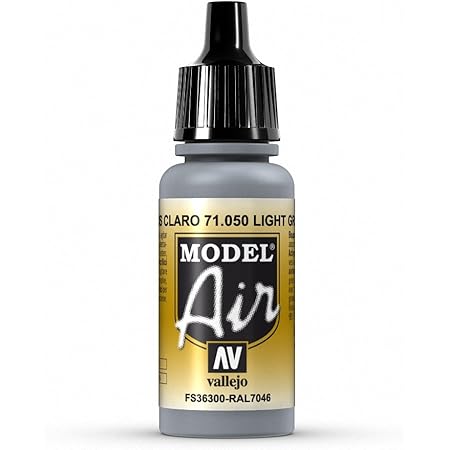 Vallejo Model Air 17 ml Acrylic Paint - Light Grey : Acrylicos Vallejo