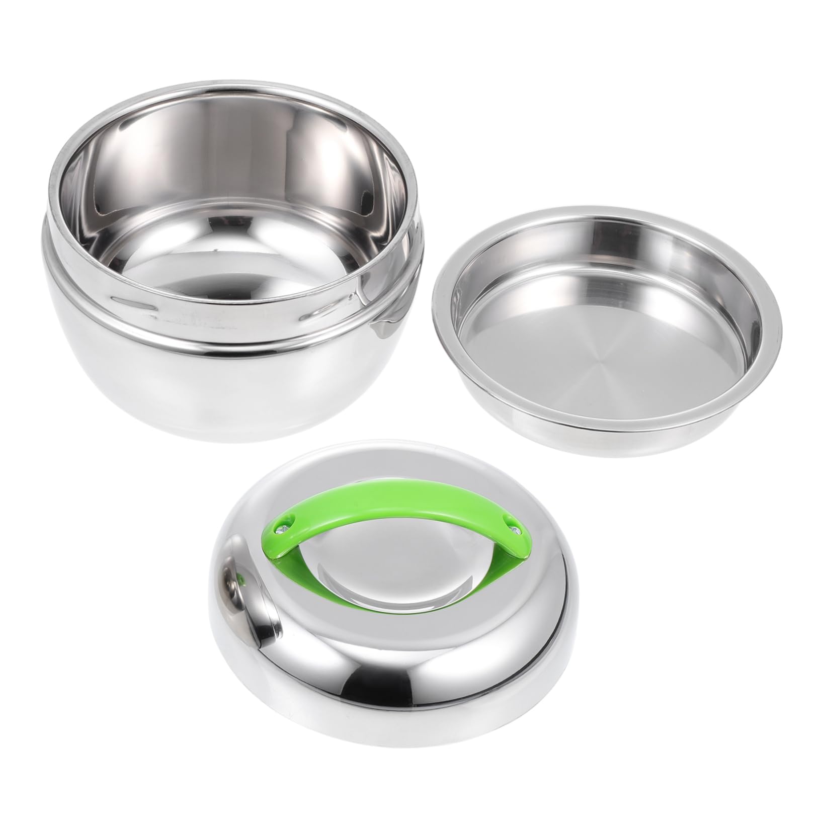 Zerodeko1 Set Thermal Lunch Box Insulated Food Jar Vacuum Lunch Bento Compact Hot Lunch Case Sandwich Containers for Kids Insulated Lunch Container Stainless Steel Storage Box