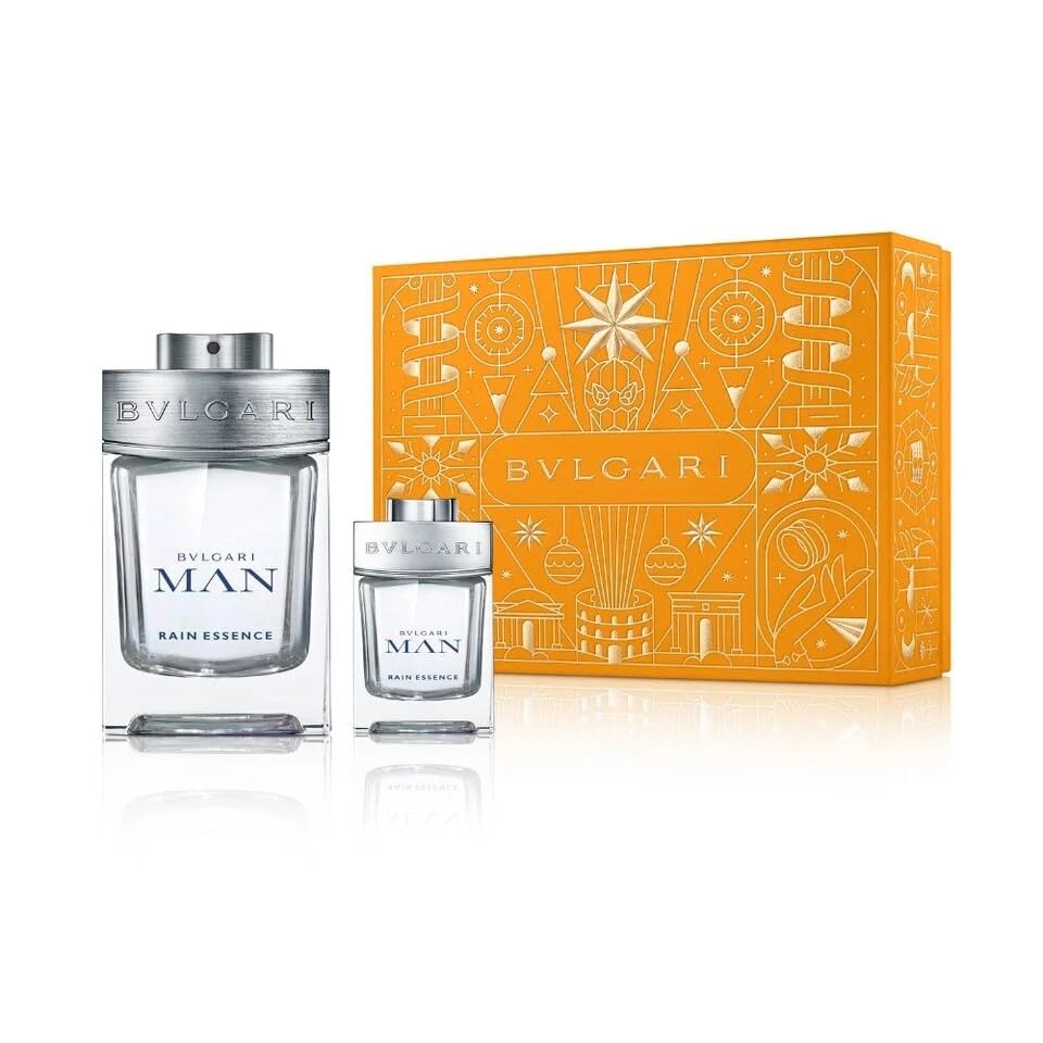 BVLGARI Man Rain Essence EDP Giftset (3.4 fl. oz + 0.5 fl. oz Travel-Sized)