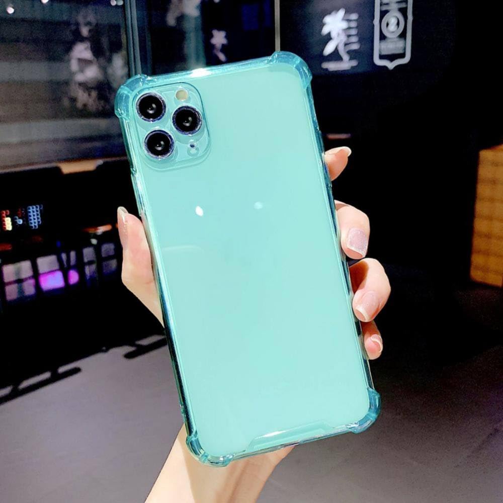 Amazon.co.jp: 蛍光色クリア耐衝撃電話ケース iPhone 12 Mini 11 Pro