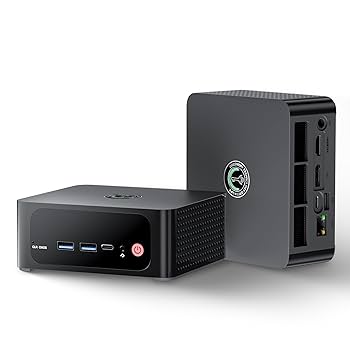 Yuki　超ミニサイズ　4コア8CPU高性能　低消費電力PC Amazon.co.jp: ミニpc 接続 mini pc 4K 3画面同時出力可能8GB 2x