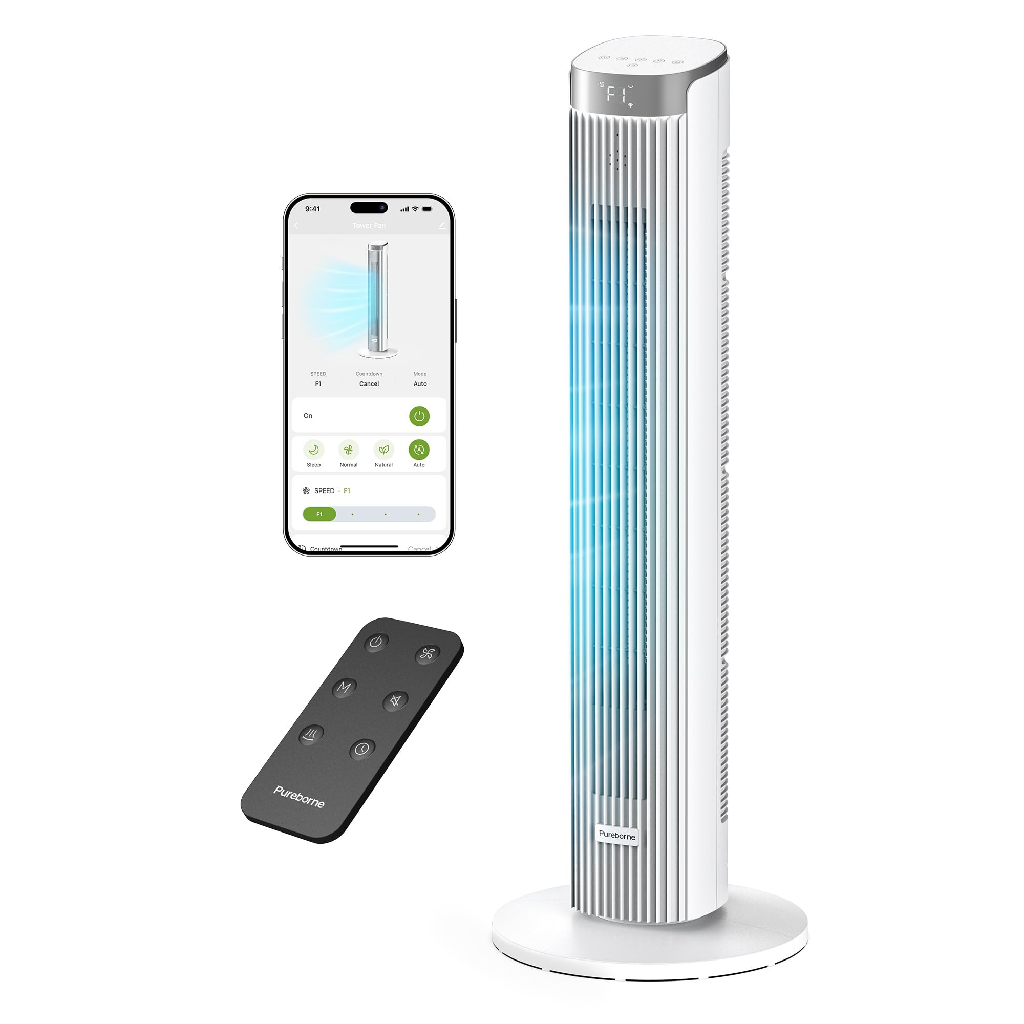 Pureborne Smart Tower Fan