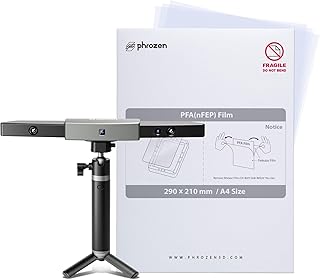phrozen PFA (nFEP) Film - A4 / 210 x 290mm (3pcs / Set) + Revopoint Range 3D Scanner Large Format Scanner Bundle