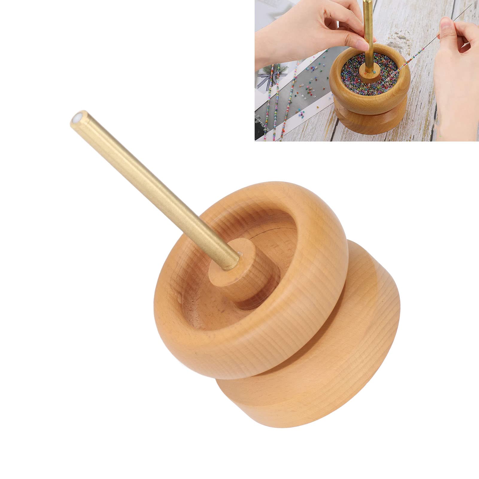 Outil Rotatif à Perles En Bois - Kit Fabrication Bijoux Pour Bracelets Et Colliers
